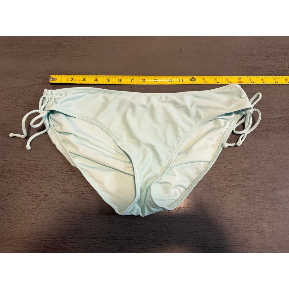 Ocean Blues Mint Green Side Tie Bikini Bottoms Swimwear Size Large